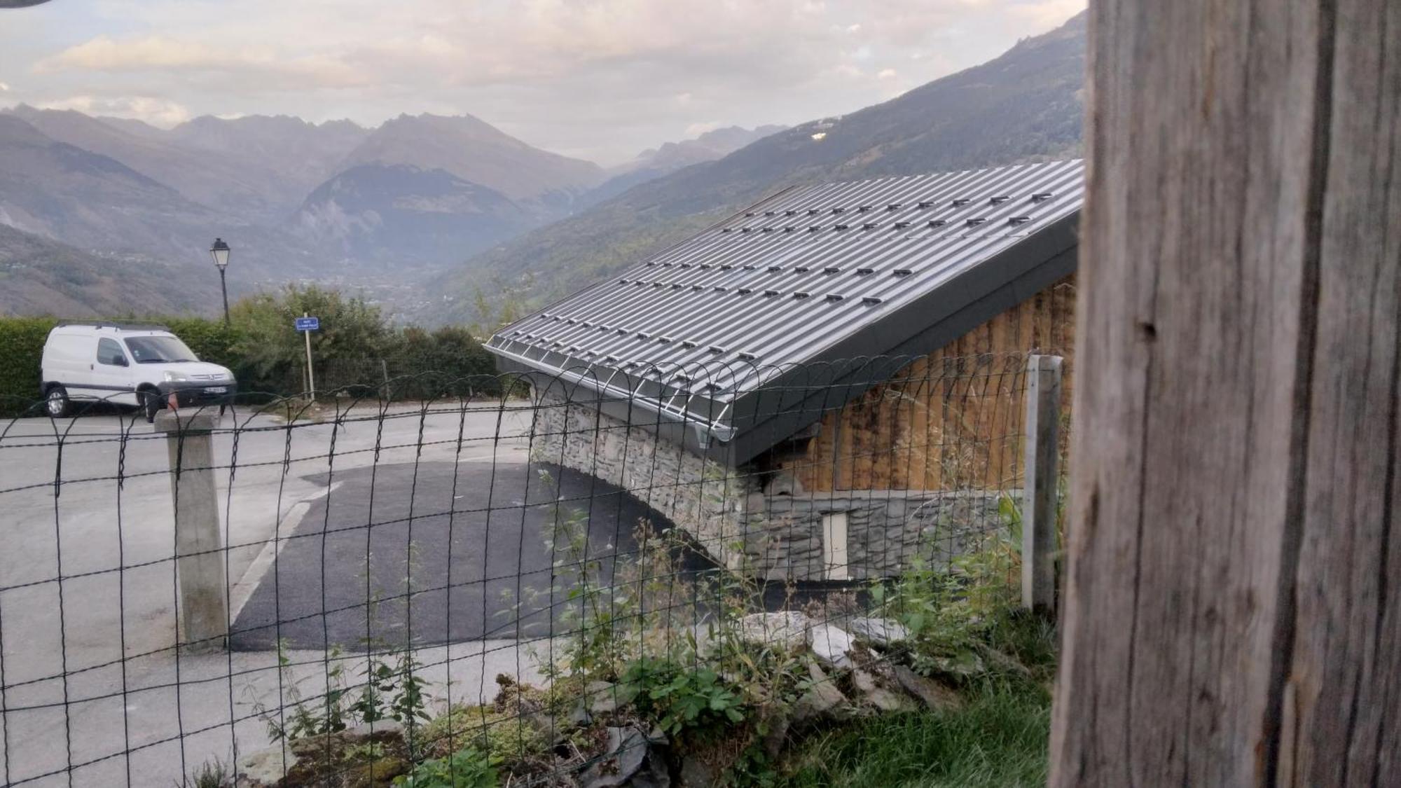 Chalet Balneo Billard La Plagne Savoie Vue Top Exteriér fotografie
