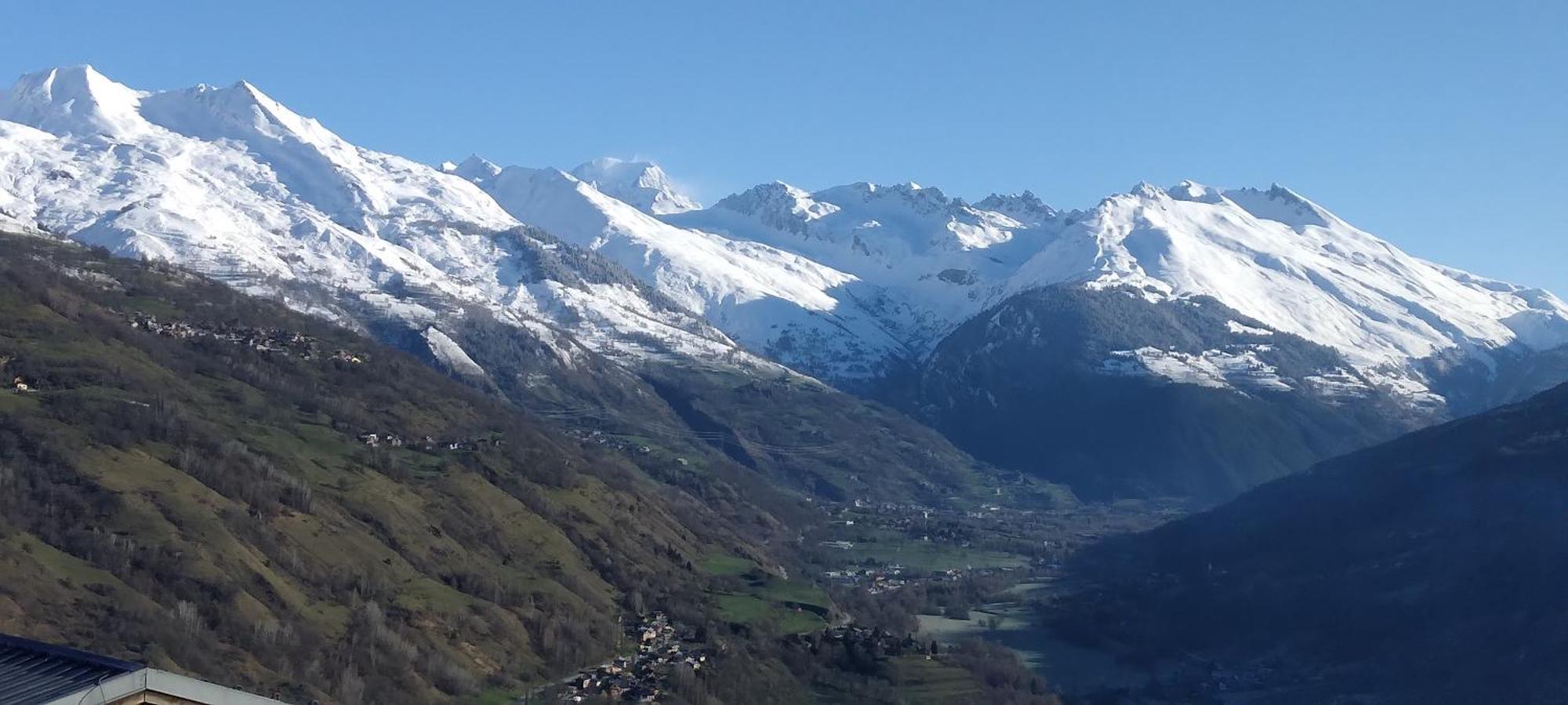 Chalet Balneo Billard La Plagne Savoie Vue Top Exteriér fotografie