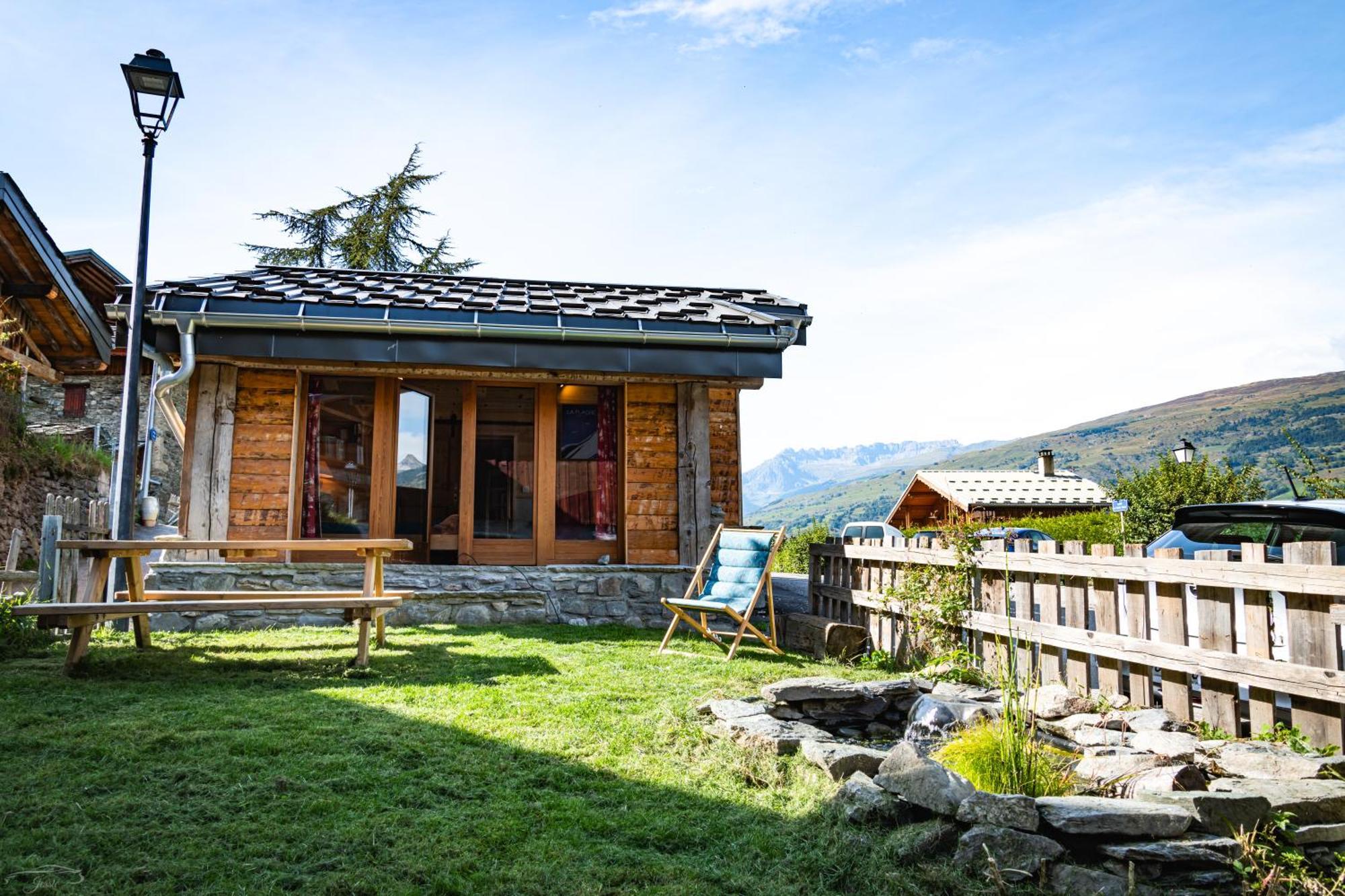 Chalet Balneo Billard La Plagne Savoie Vue Top Exteriér fotografie