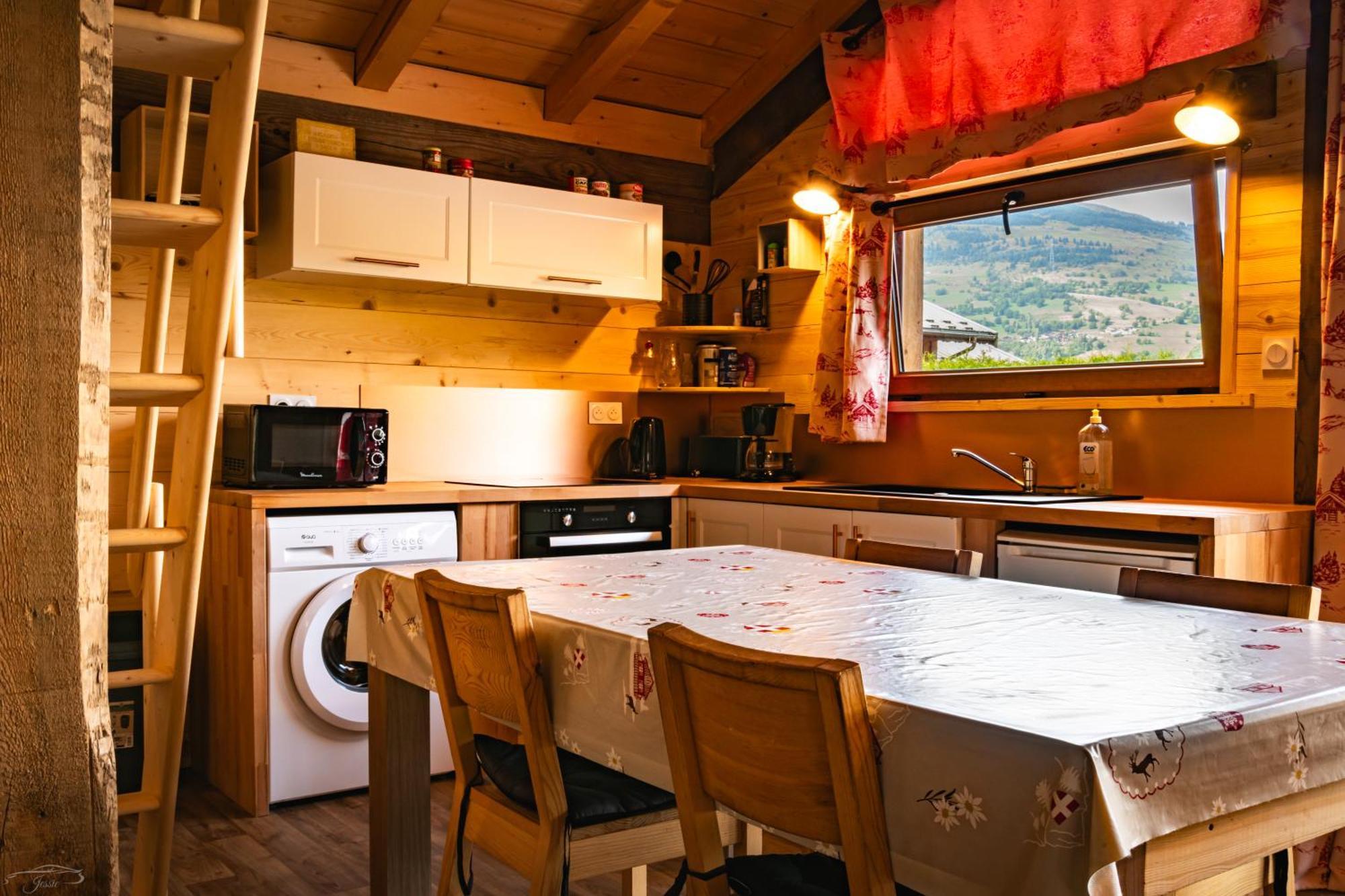 Chalet Balneo Billard La Plagne Savoie Vue Top Exteriér fotografie